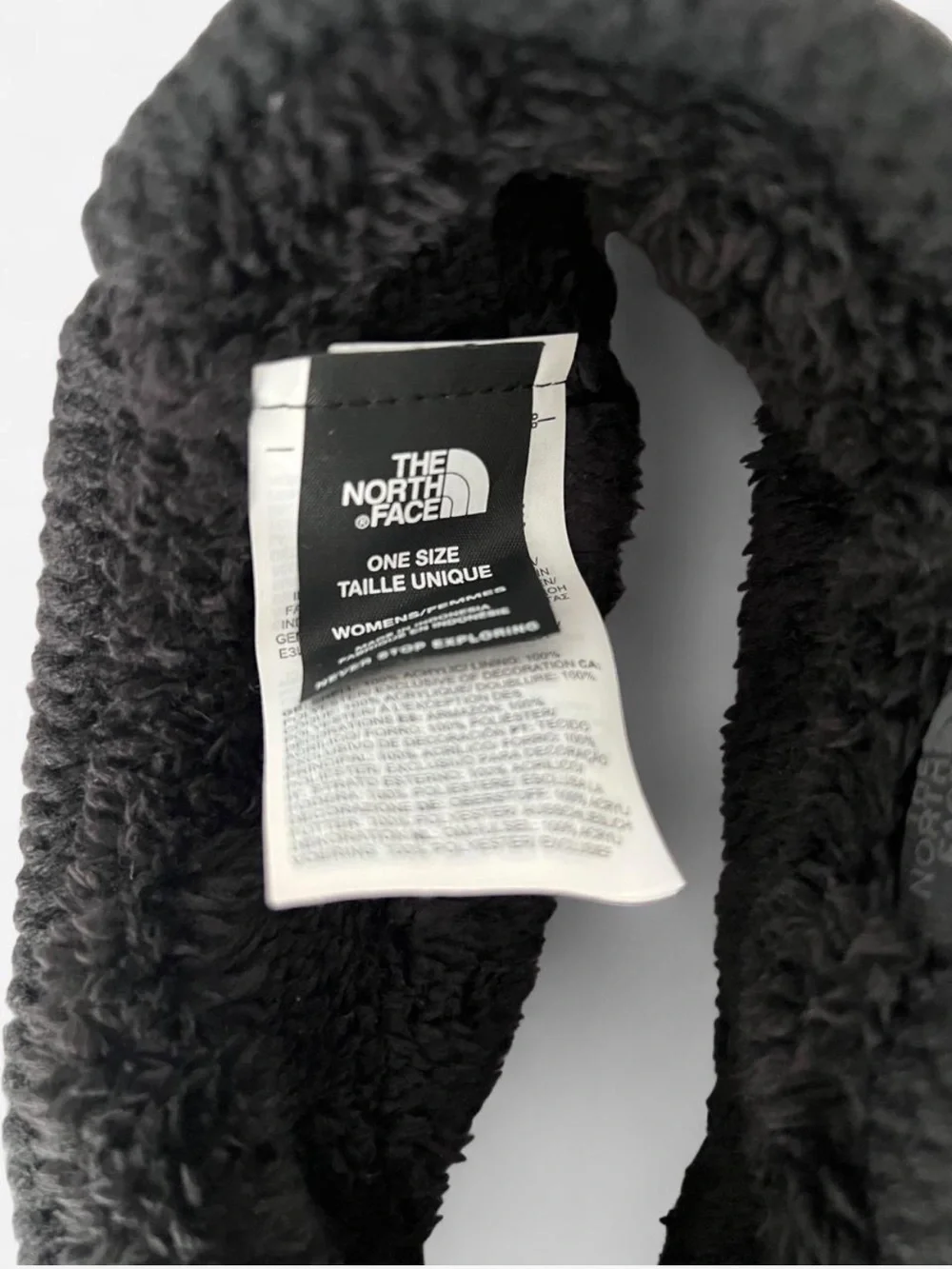 The North Face Black Fleece-Lined Headband Warmer